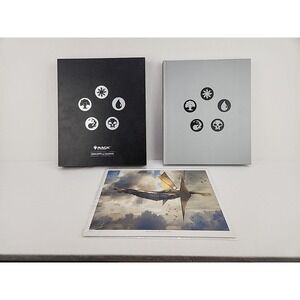 Magic The Gathering Concepts & Legends Slipcover Book With 4 Prints 1st Printing